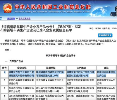 云度獲工信部準生證 新興造車企業第一個吃螃蟹者